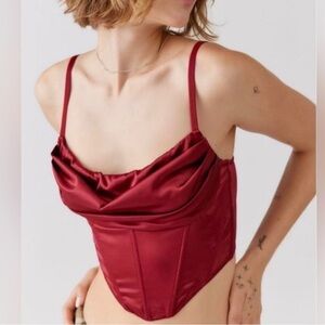 NWT urban outfitters cowl neck corset